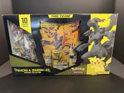 Pokemon TCG Pikachu and Zekrom-GX Tag Team Premium Collection 820650809910 - Image 1