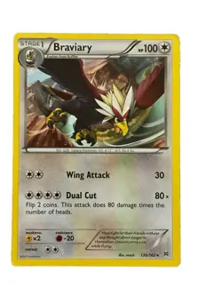New: 2015 Pokemon TCG Braviary 130 BREAKthrough Regular Rare - Image 1