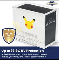 Pokemon ETB Acrylic Case Magnetic UV Display Elite Trainer Box Protector Clear - Image 3