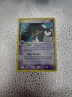 Banette 1/100 Reverse Holo Stamped Rare Crystal Guardians Pokemon Card MINT!! - Image 1