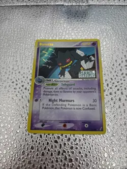 Banette 1/100 Reverse Holo Stamped Rare Crystal Guardians Pokemon Card MINT!! - Image 2