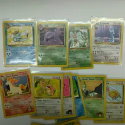 Vintage Pokemon x28 Card Lot Jungle Fossil Rocket Vaporeon 28/64 - Image 3