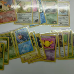 Vintage Pokemon x28 Card Lot Jungle Fossil Rocket Vaporeon 28/64 - Image 5