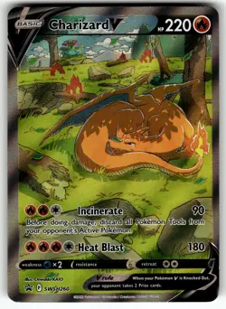 Charizard V - SWSH260 SWSH: Sword & Shield Promo Cards NM Pokemon Card TCG - Image 1