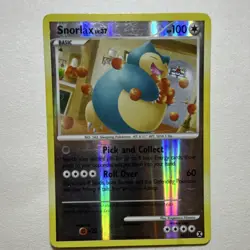 Pokemon TCG Snorlax LV.37 Rising Rivals Holo 33/111 Basic 100 HP - Image 1