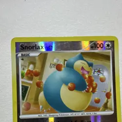 Pokemon TCG Snorlax LV.37 Rising Rivals Holo 33/111 Basic 100 HP - Image 2