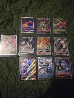 Pokemon Card Bundle 10 Japanese Cards. Ar, Sr. Near Mint inc Charizard Machamp - Image 1