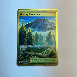 Pokemon TCG Gravity Mountain Trainer Surging Sparks Gold 250/191 - Image 1