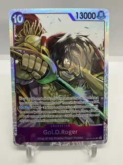 Gol. D. Roger (SR) OP13-064 One Piece Card Carrying On His Will English - Image 1