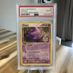 2006 Pokemon EX Legend Maker Gengar Gym Challenge World’s Qualifier - PSA 6 - Image 1