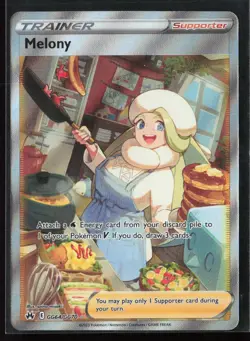Melony GG64/GG70 Ultra Rare Crown Zenith: Galarian Gallery Pokemon NM - Image 1