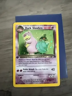 Pokemon TCG Dark Slowbro 12/82 1st Edition Holo Rare 2000 - Image 1