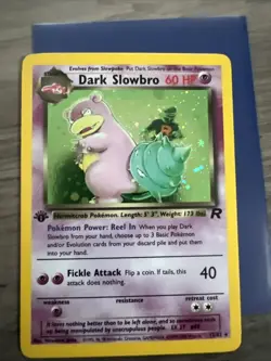 Pokemon TCG Dark Slowbro 12/82 1st Edition Holo Rare 2000 - Image 2