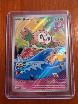 Rowlet MEP 043 - Pokemon First Partner 30th Anniversary Black Star Promo - Image 1