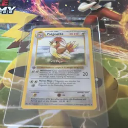 Pokemon TCG Pidgeotto Base Set 22/102 Uncommon 60 HP Regular English - Image 1