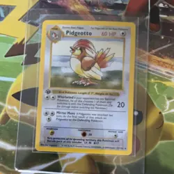 Pokemon TCG Pidgeotto Base Set 22/102 Uncommon 60 HP Regular English - Image 2