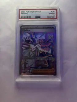 Pokemon SV01 Miriam 251/198 Full Art Holo PSA 10 Special Rare 2023 - Image 1