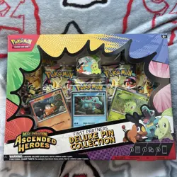 Pokemon TCG Ascended Heroes First Partners Deluxe Pin Collection Box *BRAND NEW* - Image 1