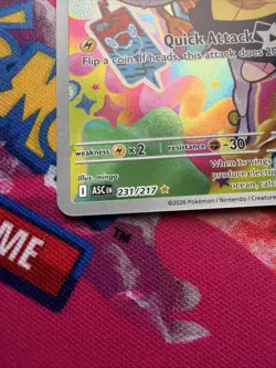 Pokemon TCG Ascended Heroes Iono’s Wattrel 231/217 Illustration Rare NM - Image 2