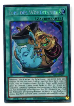 Yu-Gi-Oh! Topf des Wohlstands Collectors Rare RA01-DE066 - Image 1
