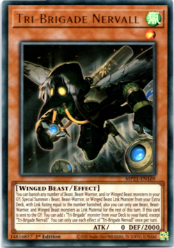 Tri-Brigade Nervall - MP21-EN169 - Ultra Rare - 1st Edition - Yugioh - Image 1
