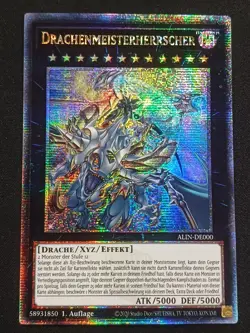 Drachenmeisterherrscher ALIN-DE000 Alliance Quarter Secret Rare DE NM YUGIOH - Image 1