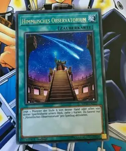✅YuGiOh! 1x HIMMLISCHES OBSERVATORIUM MP19-DE122 - ULTRA RARE - NM - DE✅ - Image 1
