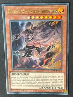 Dogmatika Gesetzesbringer MZMU-DE052 Ultra Rare Deutsch NM YUGIOH - Image 1