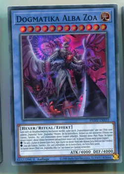 Yu-Gi-Oh! Dogmatika Alba Zoa Super Rare PHHY-DE031 deutsch - Image 1