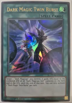 YuGiOh Dark Magic Twin Burst Ultra Rare 1st Edition DUPO-EN018 - Image 1