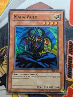 Yugioh - OLD PRINT - Maha Vailo SRL 012 Super Rare Unlimited - VLP - Image 1