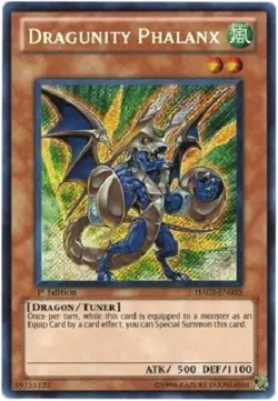 Dragunity Phalanx - HA03-EN035 - Secret Rare 1st Edition Yugioh Konami - Image 1