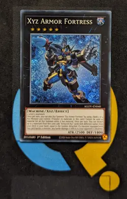 AGOV-EN040 Xyz Armor Fortress Super Rare 1st Edition YuGiOh - Image 1