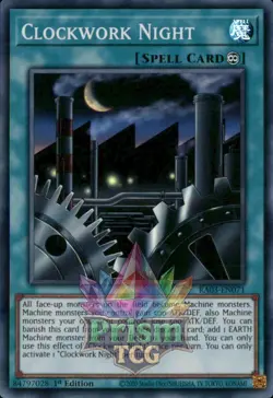 1st ed Clockwork Night super rare RA03-EN071 Yugioh - Image 1