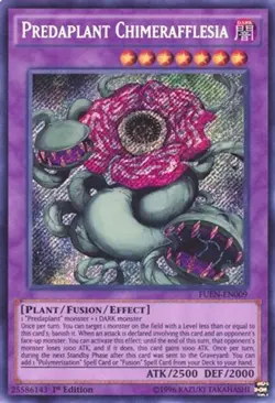 Predaplant Chimerafflesia - FUEN-EN009 - Secret Rare 1st Edition Yugioh - Image 1
