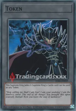 Yu-Gi-Oh! Token "Supreme King Jaden & King's Castle" : SR SUDA / TKN5-EN019 - Image 1