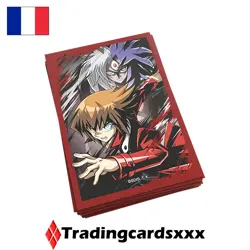 Konami - 50 Proteges Cartes Yu-Gi-Oh! Card Sleeves : Jaden & Yubel - Image 1