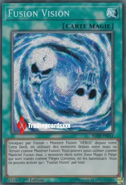 ♦Yu-Gi-Oh!♦ Fusion Vision (HEROS - Polymerisation) : BLHR-FR012 -VF/Secret Rare- - Image 1