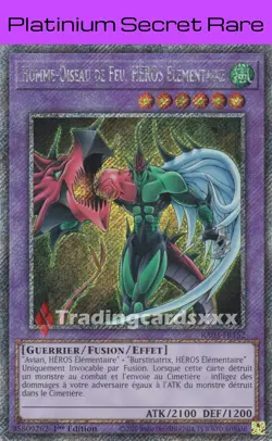 Yu-Gi-Oh! Homme-Oiseau de Feu, HEROS Elementaire : PN RA03-FR152 - Image 1