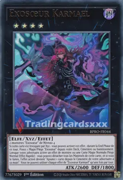 Yu-Gi-Oh! Exosœur Karmael : UR BPRO-FR044 - Image 1