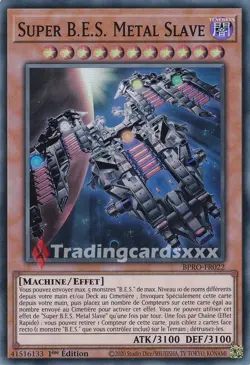 Yu-Gi-Oh! Super B.E.S. Metal Slave : SR BPRO-FR022 - Image 1