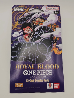 One Piece TCG OP-10 Royal Blood Sleeved Booster Pack- Sealed - Image 1