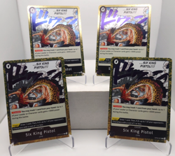 Six King Pistol Playset - OP03-097 x4 - PRB02 Reprint - One Piece TCG - English - Image 1