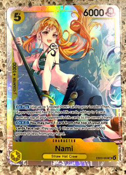 Nami EB03-053 Extra Booster: One Piece Heroines Edition Foil SR NM/M - Image 1