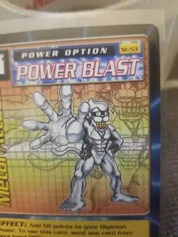 1999 Bandai Digimon Trading Card Power Option Power Blast - Metal Attack St-53 - Image 3