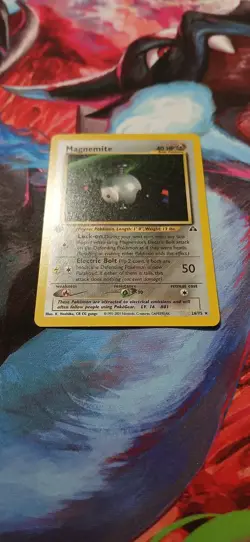 Pokemon Magnemite Rare 1st Edition Card #26/75 Neo Discovery 40HP 2001 English - Image 4