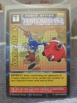 1999 Bandai Digimon Trading Card Power Option Power Blast -Counter Attack! St-54 - Image 1