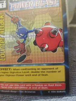 1999 Bandai Digimon Trading Card Power Option Power Blast -Counter Attack! St-54 - Image 4
