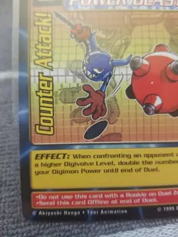 1999 Bandai Digimon Trading Card Power Option Power Blast -Counter Attack! St-54 - Image 5