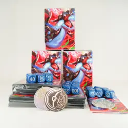 Pokemon Phantasmal Flames Charizard UPC Play mat Coin Card Sleeves Box Dice x3 - Image 1